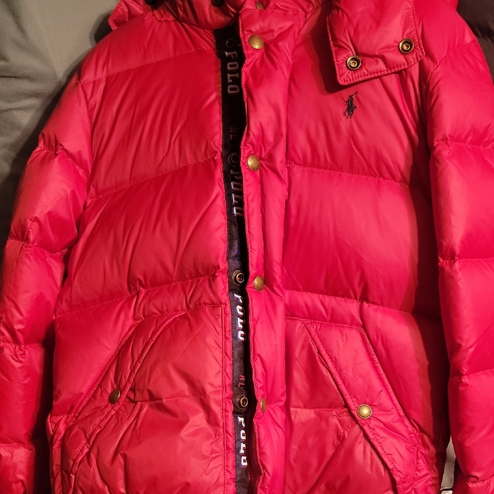 Polo by Ralph Lauren Red and Blue Puffer Jacket